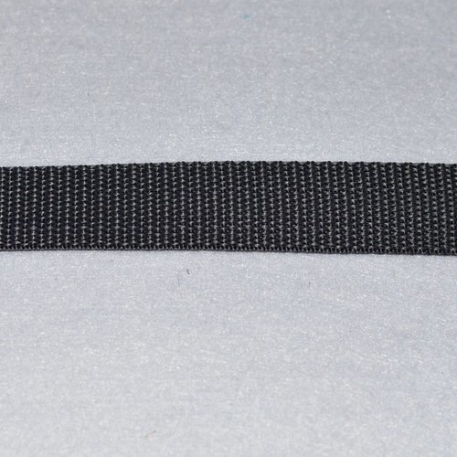 Sangle 25 mm - gris anthracite - polypropylene - coupe au mètre - qualité extra