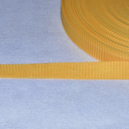 Sangle 25 mm - abricot - polypropylene - coupe au mètre - qualité extra