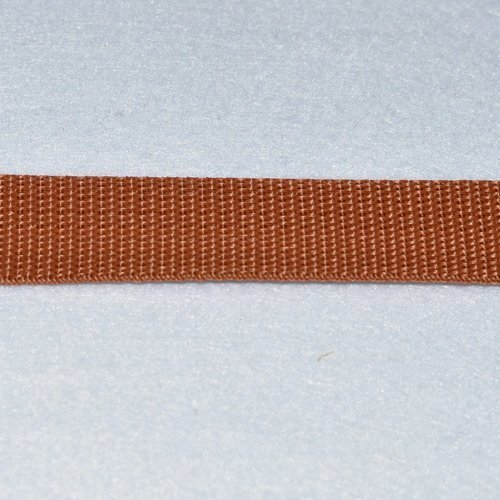 Sangle 25 mm - brun - polypropylene - coupe au mètre - qualité extra