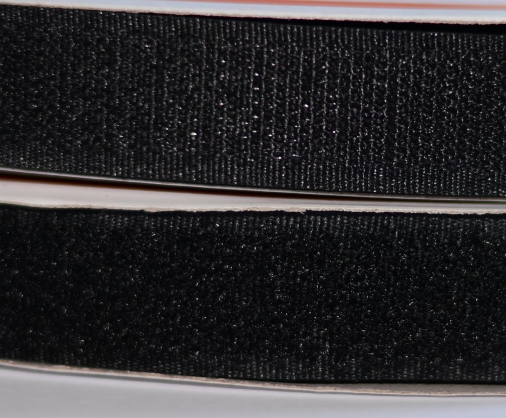 20mm - bande auto agrippante type velcro noir scratch à coudre