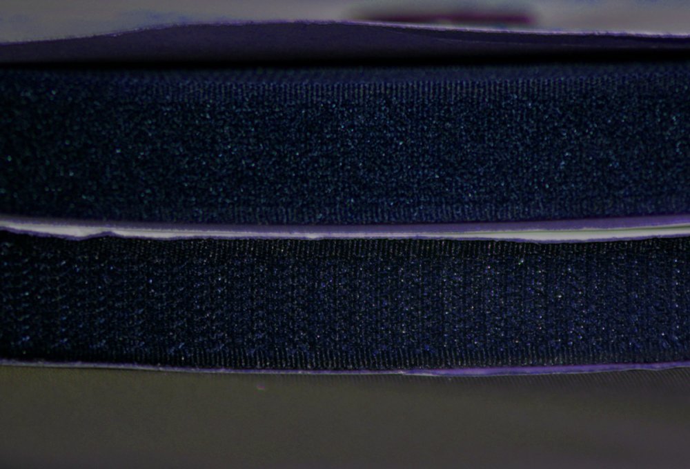 Bande auto-agrippante à coudre 20mm Noir type Velcro