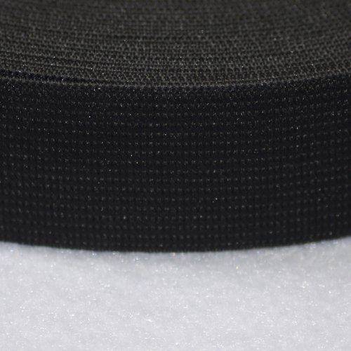 Elastique plat noir largeur 30 mm souple - coupe au mètre