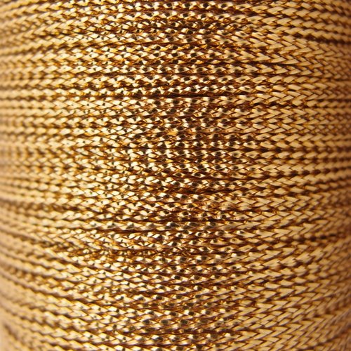 Cordon metallique or, doré ø 1mm - coupe au mètre