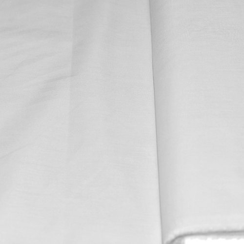 Tissu coton, blanc, coupe par 20 centimètres -  largeur 140 cms