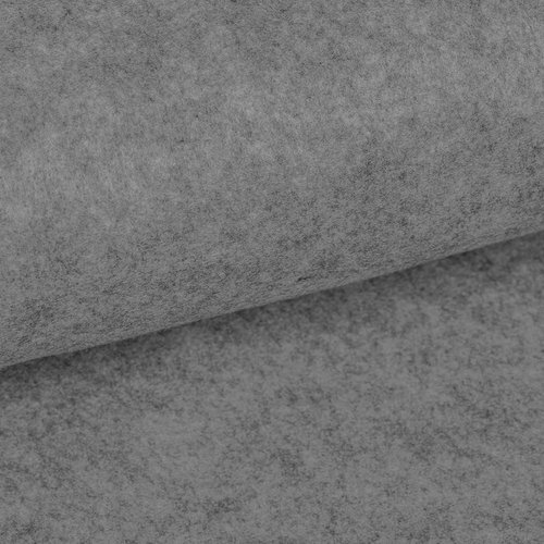 Feutrine gris chiné au mètre à la coupe - largeur 180cm - longueur à la coupe par 20 cms