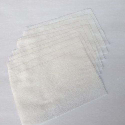 Filtre pour masque en tissu non tissé polypropylène - lot de 10 filtres - certifié oeko-tex standard 100