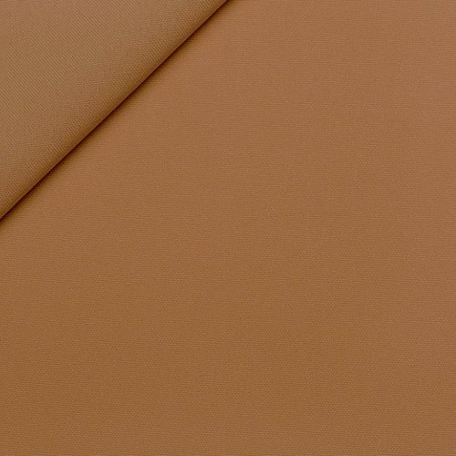 Tissu burlington polyester camel - coupe par 50cms