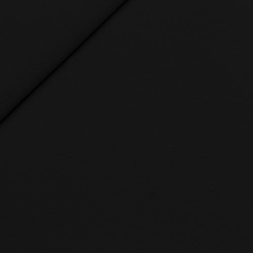 Tissu burlington polyester noir - coupe par 50cms