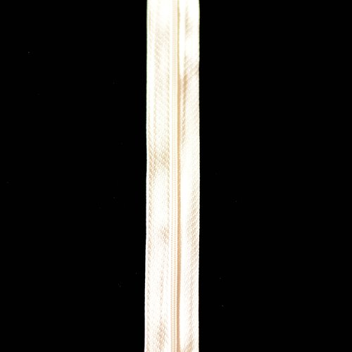 14 cms - ivoire - fermeture eclair non séparable