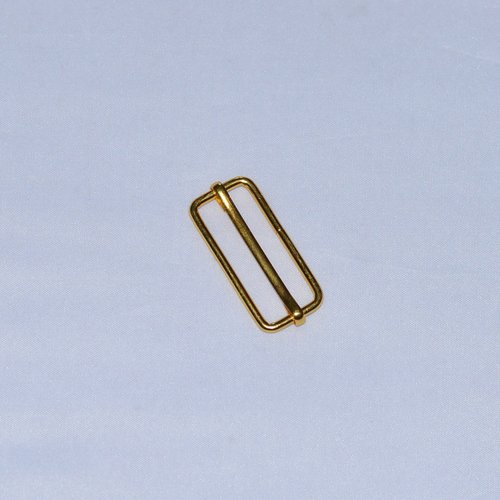 25 mm - or, doré - boucle coulissante métal - qualité extra.