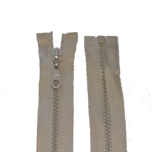 Fermeture Éclair en plastique pour veste, 5 mm, extrémité ouverte, 65 cm