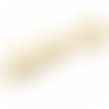 Elastique plat beige clair largeur 20 mm souple - coupe au mètre