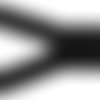 Fermeture eclair - noir - séparable maille plastique injecté - de 40 à 80 cms