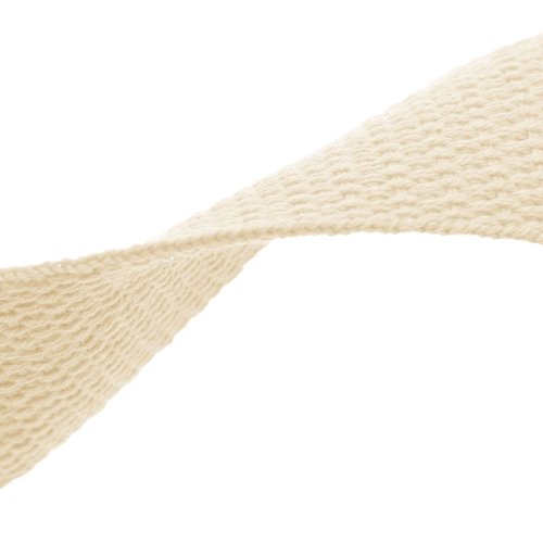 Sangle polycoton 38 mm - polyester coton - coupe au mètre - de beige clair à noir