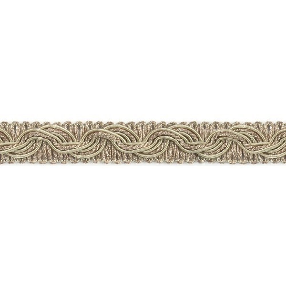 Ruban galon décoratif haute couture - sable - largeur 16mm - coupe