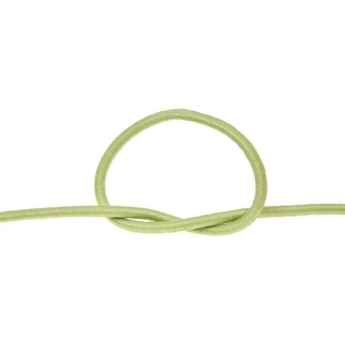 Cordon rond elastique pistache ø 2mm souple - coupe au mètre