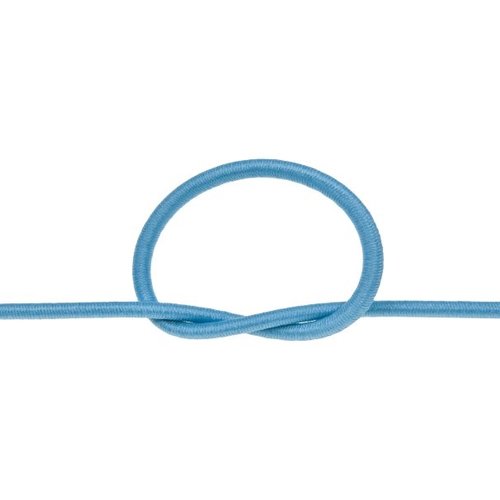 Cordon rond elastique turquoise ø 2mm souple - coupe au mètre