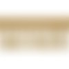 Galon pompons glands à franges - 55mm - bronze - coupe au mètre