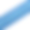 Bobine 9m organza décoration mariage - bleu ciel - largeur 16cms - mariage, décoration, baptême