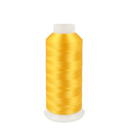 5000 yards - jaune vif - cône de fil broderie - 100% polyester -120/d2 - 4850 mètres