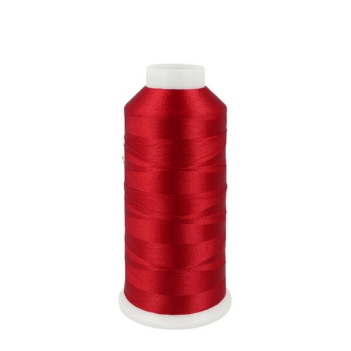 5000 yards - rouge - cône de fil broderie - 100% polyester -120/d2 - 4850 mètres
