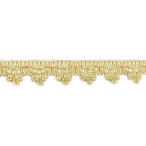 Ruban galon décoration fantaisie haute couture - champagne - largeur 18mm - coupe au mètre