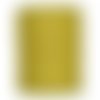 Cordon queue de rat satiné jaune ø 2mm - coupe au mètre ou 5m - fabrication de bijoux - bracelets shamballa tresses
