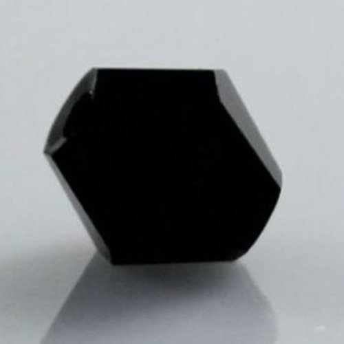 5 perles toupie en cristal 8mm - noir 
