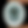 Cabochon en "quartz solaire" oeil de shiva - 21 x 17 mm - forme ovale - coloris gris bleu- 100% naturelle, sans traitement, sans 