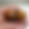 Cabochon en jaspe rhyolite œil d'oiseau ovale - 25x41 mm - coloris marrons et beiges 100% naturelle, sans traitement, sans 