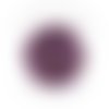 25 perles toupie en cristal 3mm - violet foncé irisé de reflet dorés 
