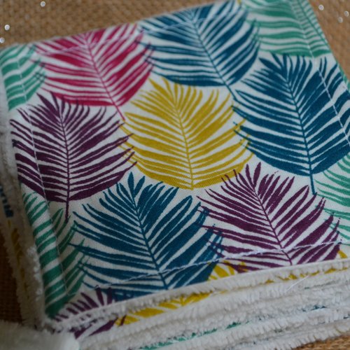 Lingettes démaquillantes lavables