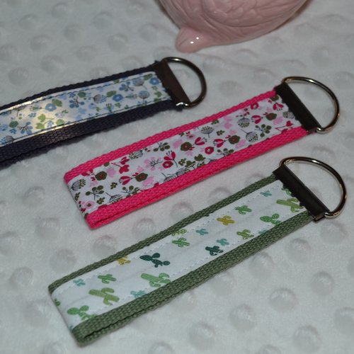 Porte-clés sangle et biais