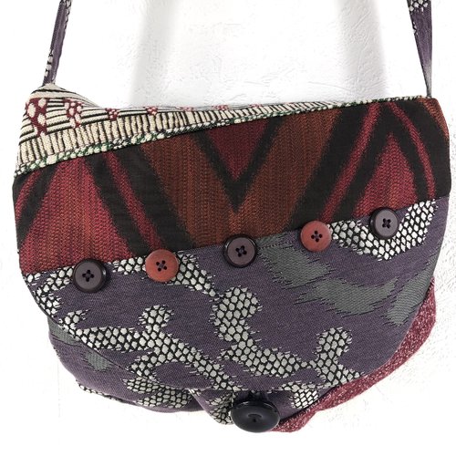 Sac besace tissus patchwork bandoulière collection lyna 0248
