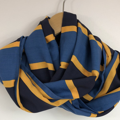 Echarpe tubulaire /snood tissus réversible réf 1005
