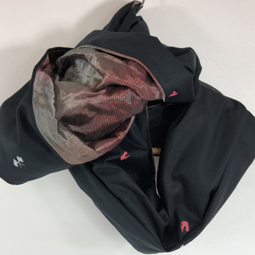 Echarpe tubulaire /snood tissus réversible réf 2113