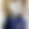 Snood laine tricoté main réf 7922 modèle unique