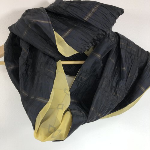 Echarpe tubulaire /snood tissus réversible réf 2215