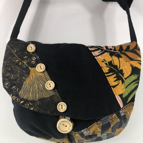 Sac minaudière tissus patchwork collection lina réf 7064