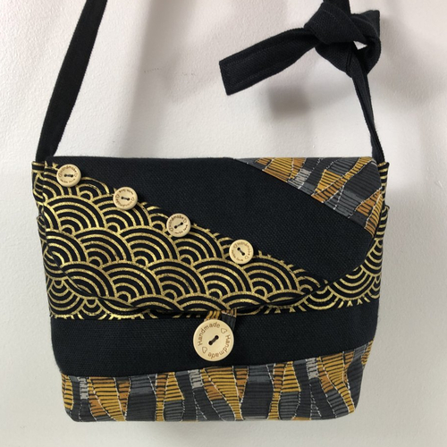 Sac minaudière tissus patchwork collection lidia réf 7392