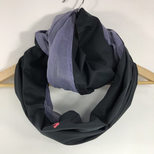 Echarpe tubulaire /snood tissus réversible réf 2036