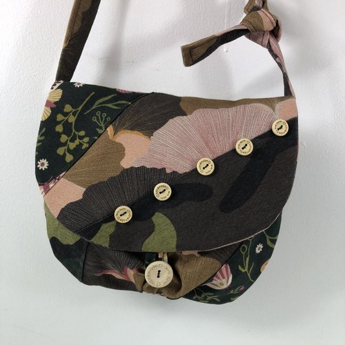 Sac minaudière tissus patchwork collection lina réf 7325