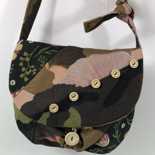 Sac minaudière tissus patchwork collection lina réf 7325