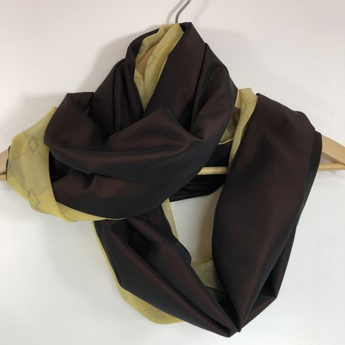 Echarpe tubulaire /snood tissus réversible réf 2220