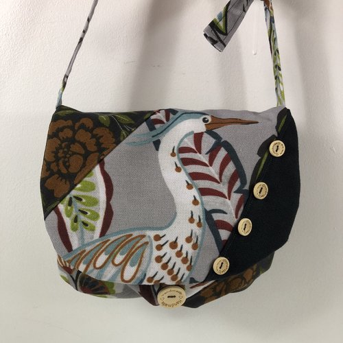 Sac minaudière tissus patchwork collection lina réf 7335