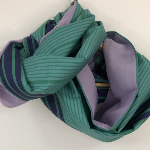 Echarpe tubulaire /snood tissus réversible réf 1293