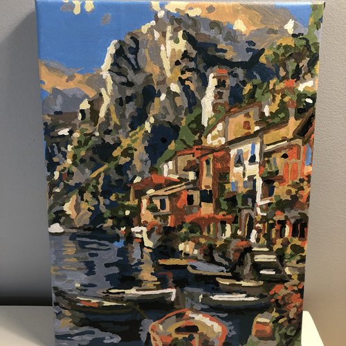 Tableau toile tendue peinture acrylique réf 8639