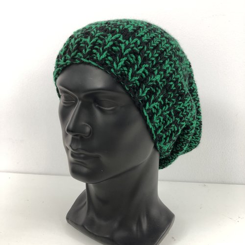 Bonnet homme tricoté main réf 7654