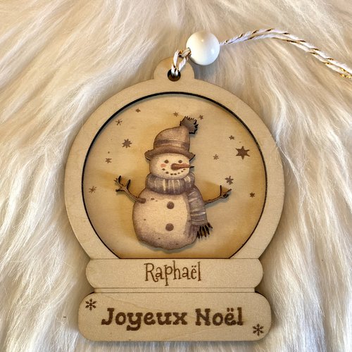 Boule de noël à personnaliser - boule à neige mon premier noël