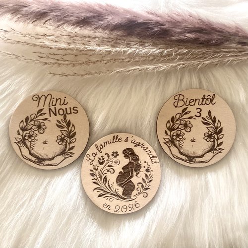 Magnet bois annonce grossesse